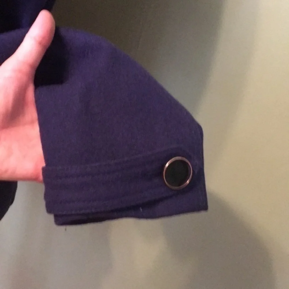 Express‎ cobalt blue double breasted pea coat